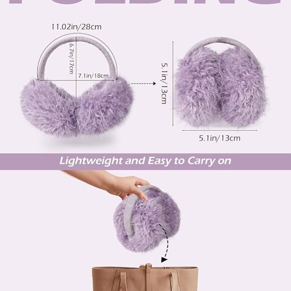 Faux Fur Outdoor Ear Muffs main image 6